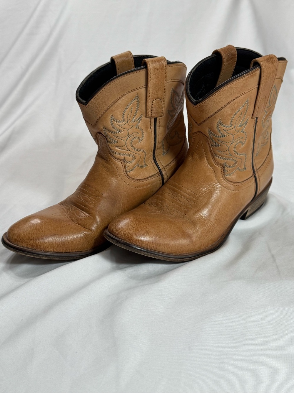 Dingo Women’s Leather Western Cowboy Boots Ankle
